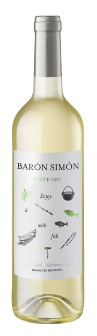 Вино Baron Simon Бланко сух/біл 11% 0,75л Ісп